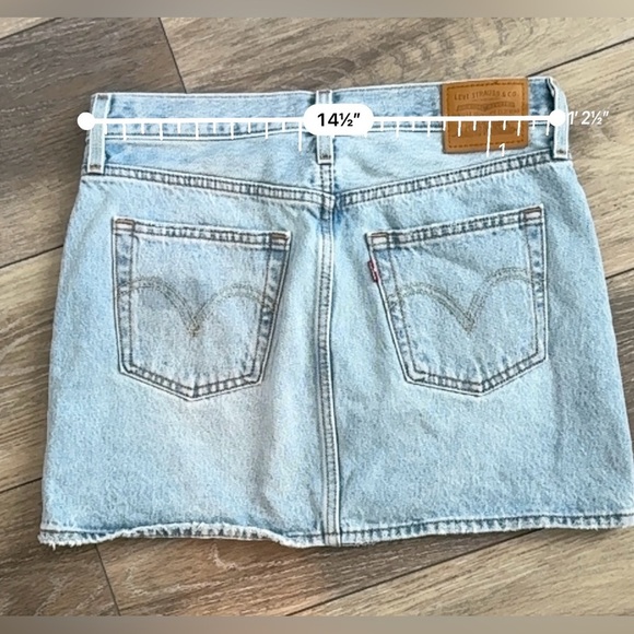 Levi’s Icon Denim Mini Skirt - size 27 - Picture 5 of 6
